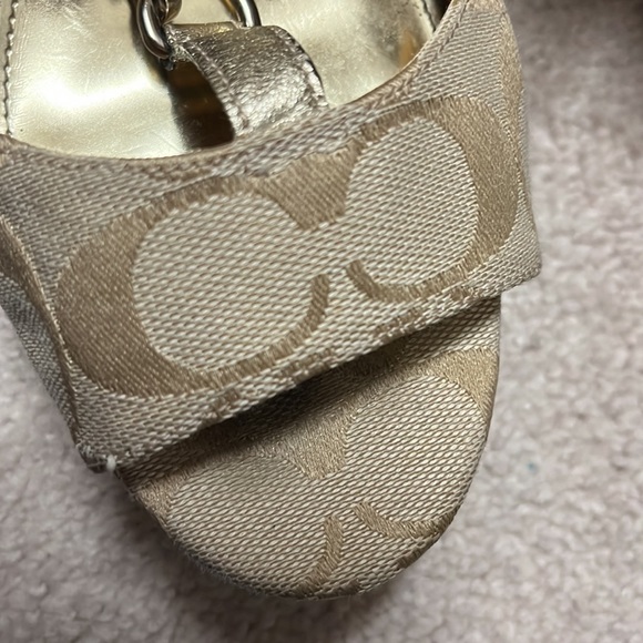 Authentic Coach Wedges in good used condition - Picture 6 of 7